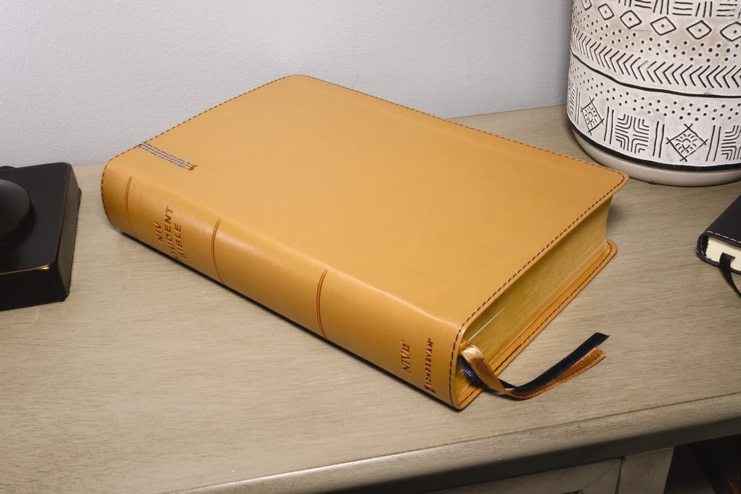 NIV, Student Bible, Personal Size, Leathersoft, Tan, Comfort Print