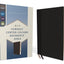 NIV, Compact Center-Column Reference Bible, Leathersoft, Black, Red Letter, Comfort Print