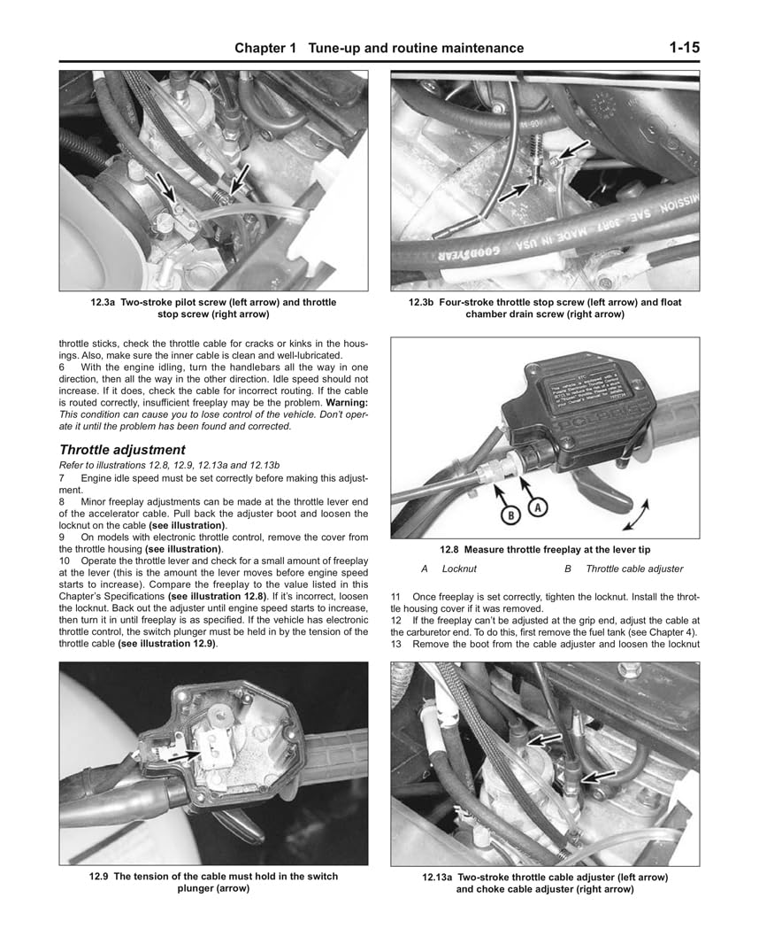Haynes Repair Manual Polaris ATV 1998 Thru 2007: 250cc Thru 800cc (Haynes Automotive Repair Manuals)
