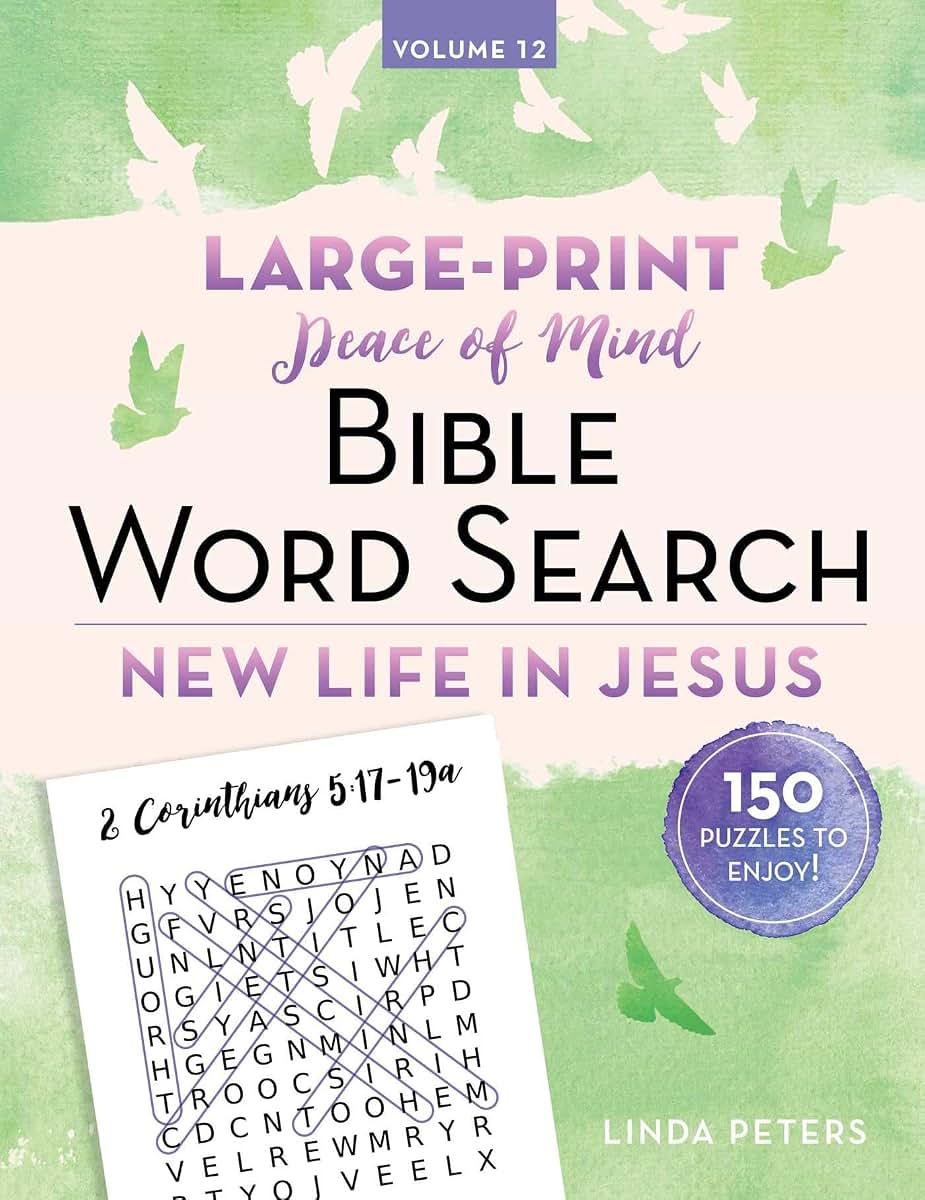 Peace of Mind Bible Word Search: New Life in Jesus