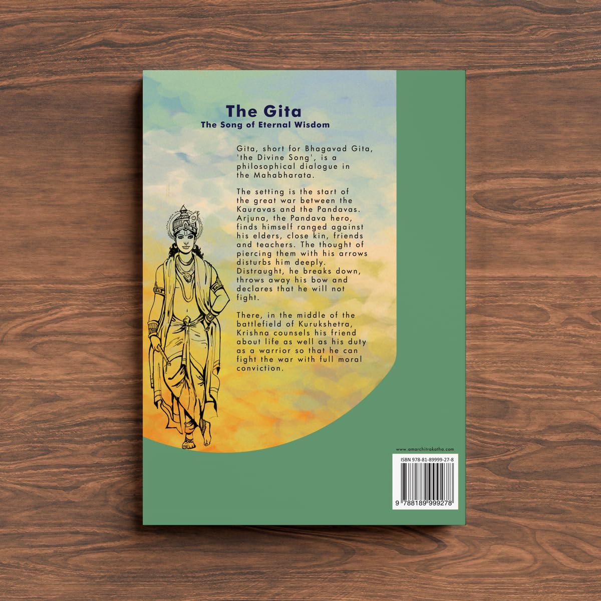 The Gita: Bhagavad Gita  Indian Mythology, History & Folktales  Cultural Stories for Kids & Adults  Illustrated Comic Books  Mahabharata  Amar Chitra Katha