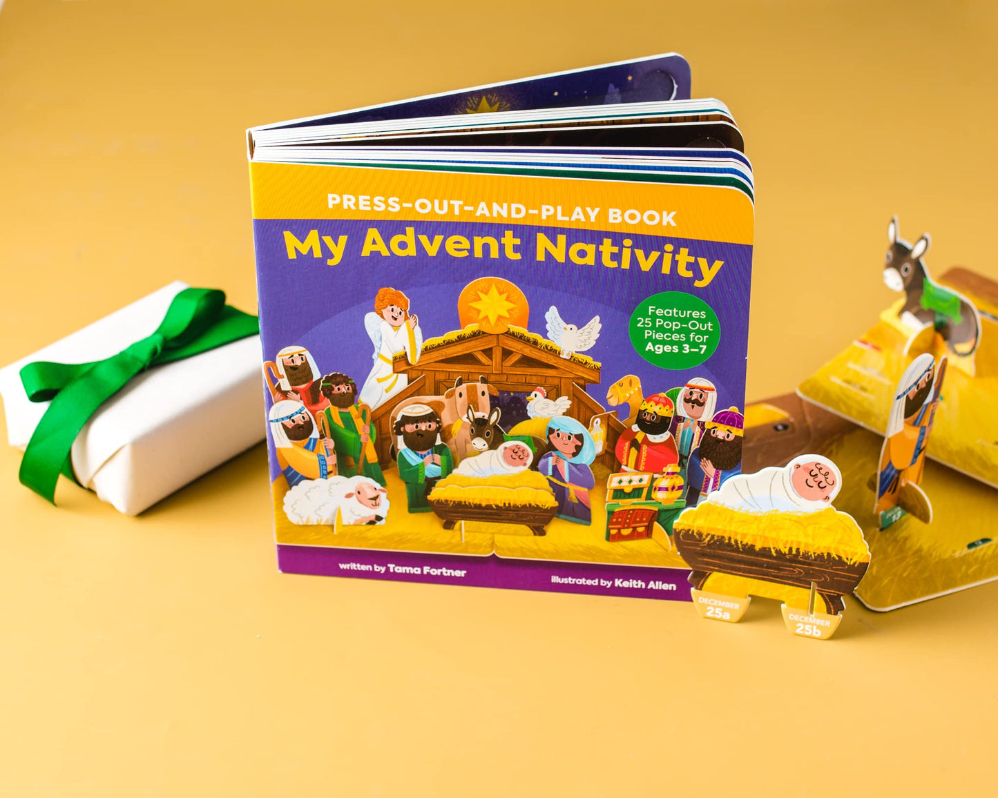My Advent Nativity Press-Out-and-Play Book: Features 25 Pop-Out Pieces for Ages 3-7
