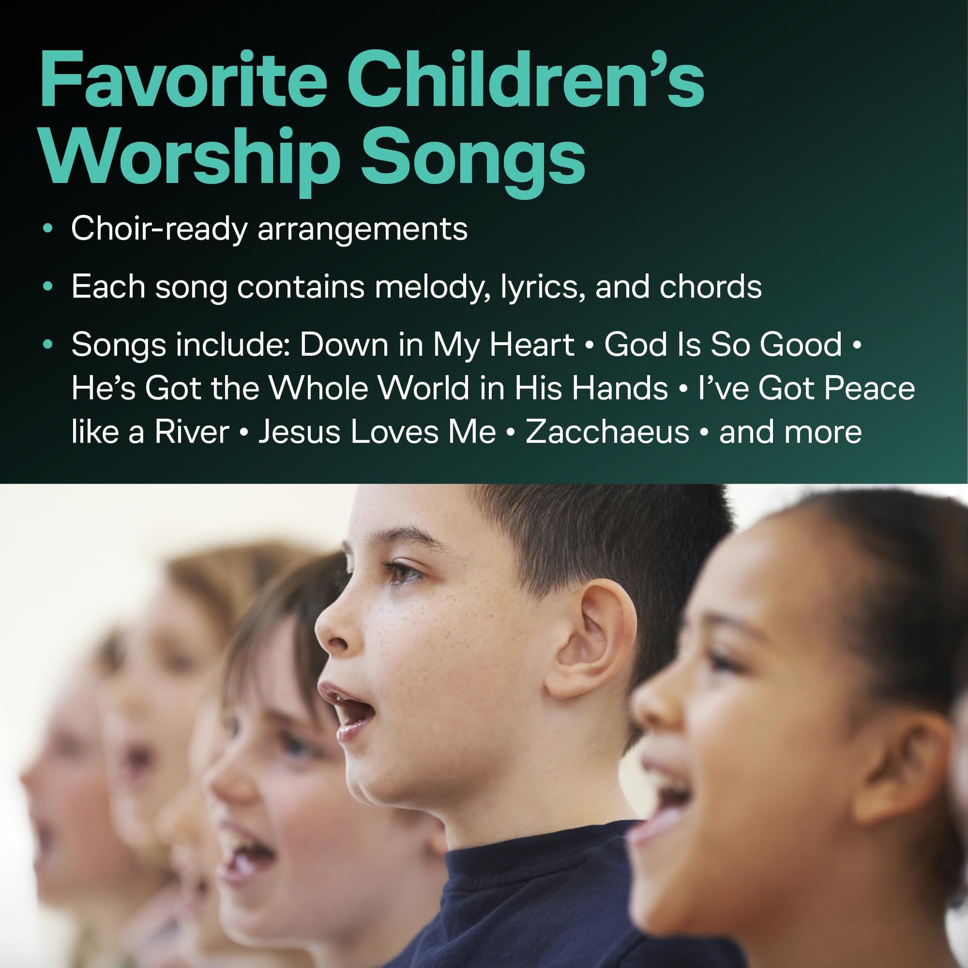 Fun Songs for Children's Church  22 Christian Songs for Kids with Guitar Ukulele Piano Sheet Music  Worship Songbook for Sunday School and VBS  Melody Lyrics and Chords with Online Audio Tracks