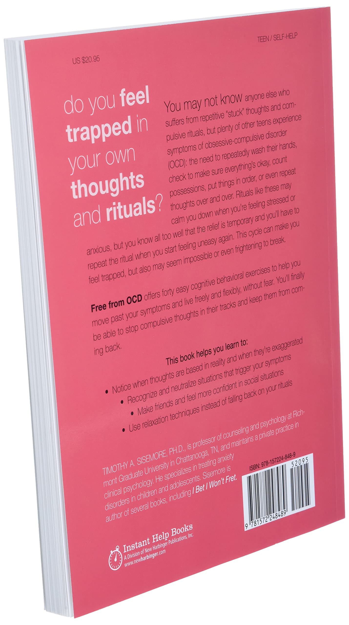Free from OCD: A Workbook for Teens with Obsessive-Compulsive Disorder