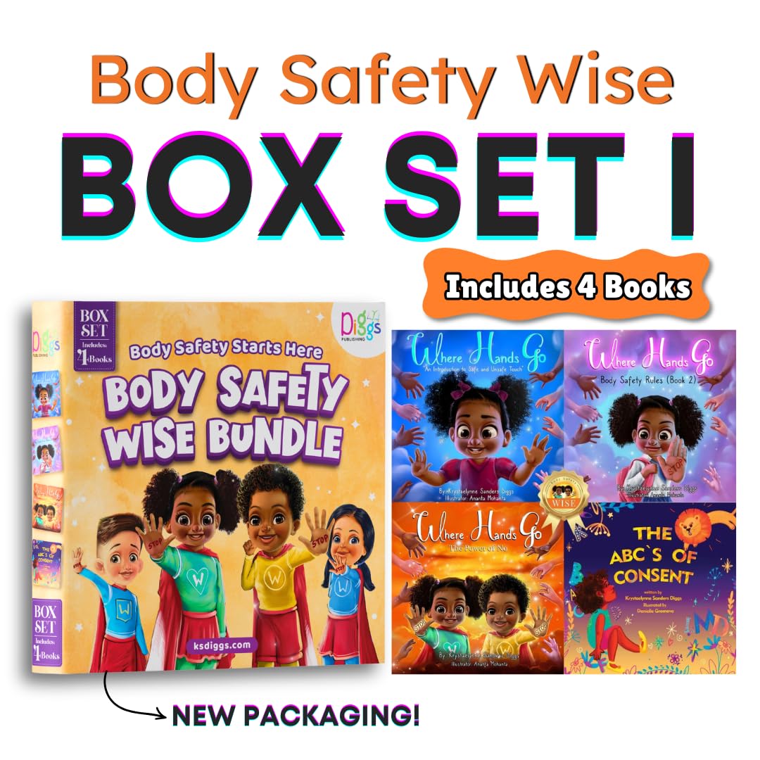 Body Safety Wise Box Set 1: Four Book Set Hardcover (Ages 2-12) (Where Hands Go)