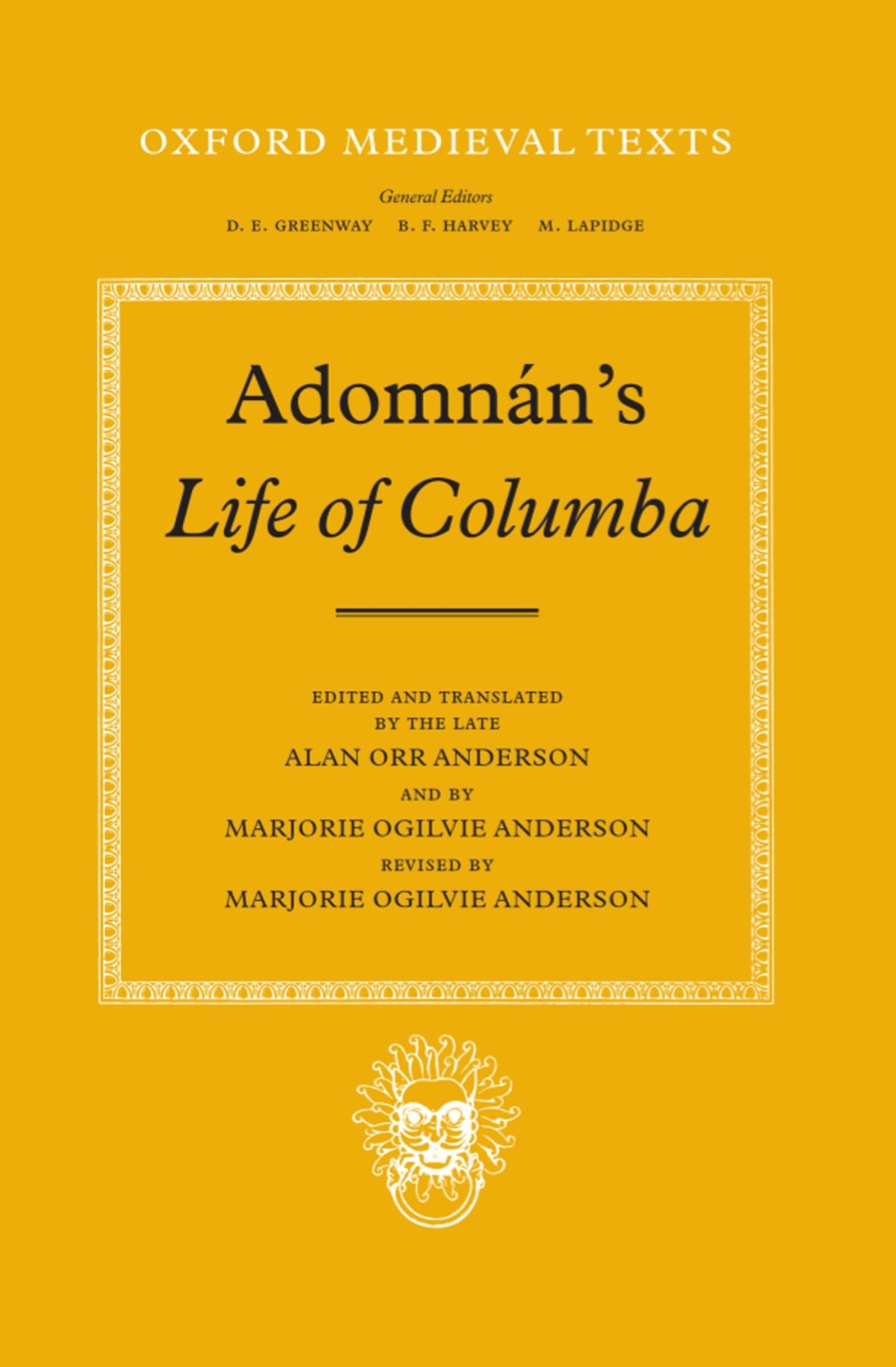 Life of Columba (Oxford Medieval Texts)