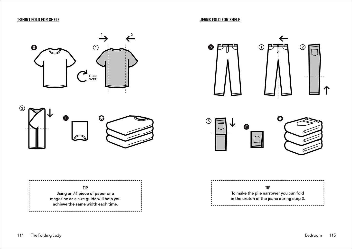The Folding Lady: Tools and Tricks for Making the Most of Your Space Room by Room