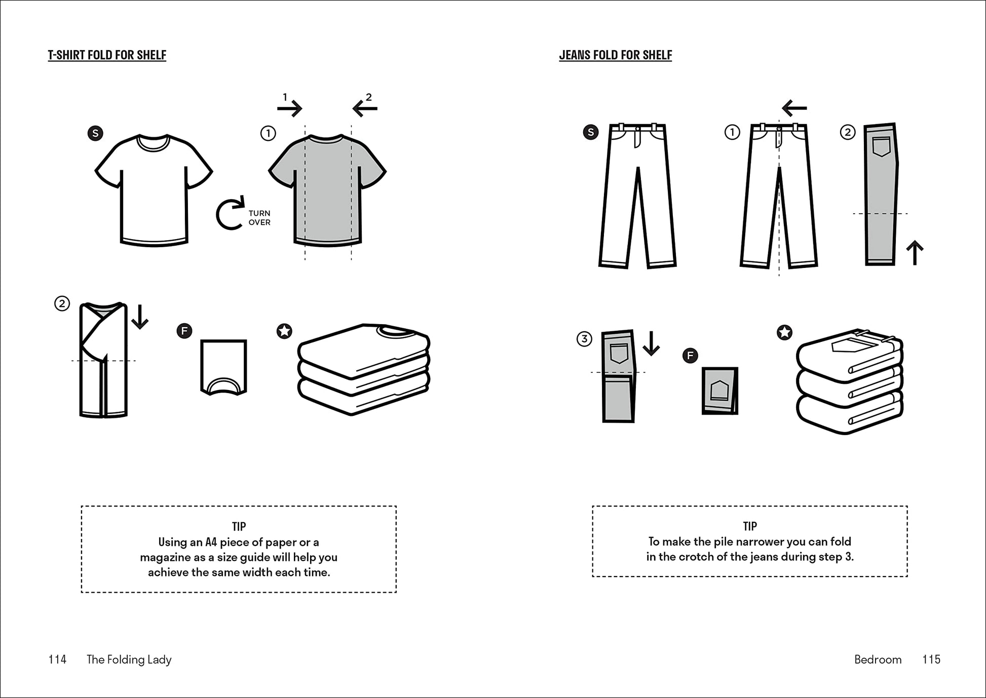 The Folding Lady: Tools and Tricks for Making the Most of Your Space Room by Room