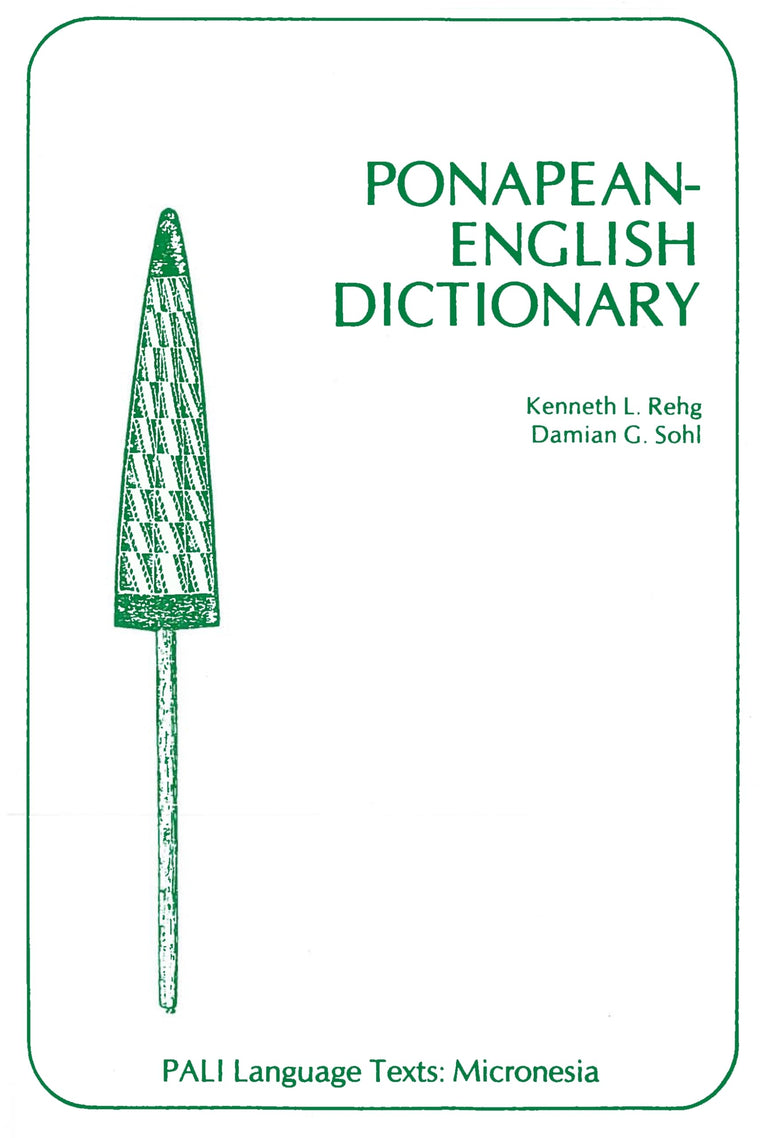 Ponapean English Dictionary'