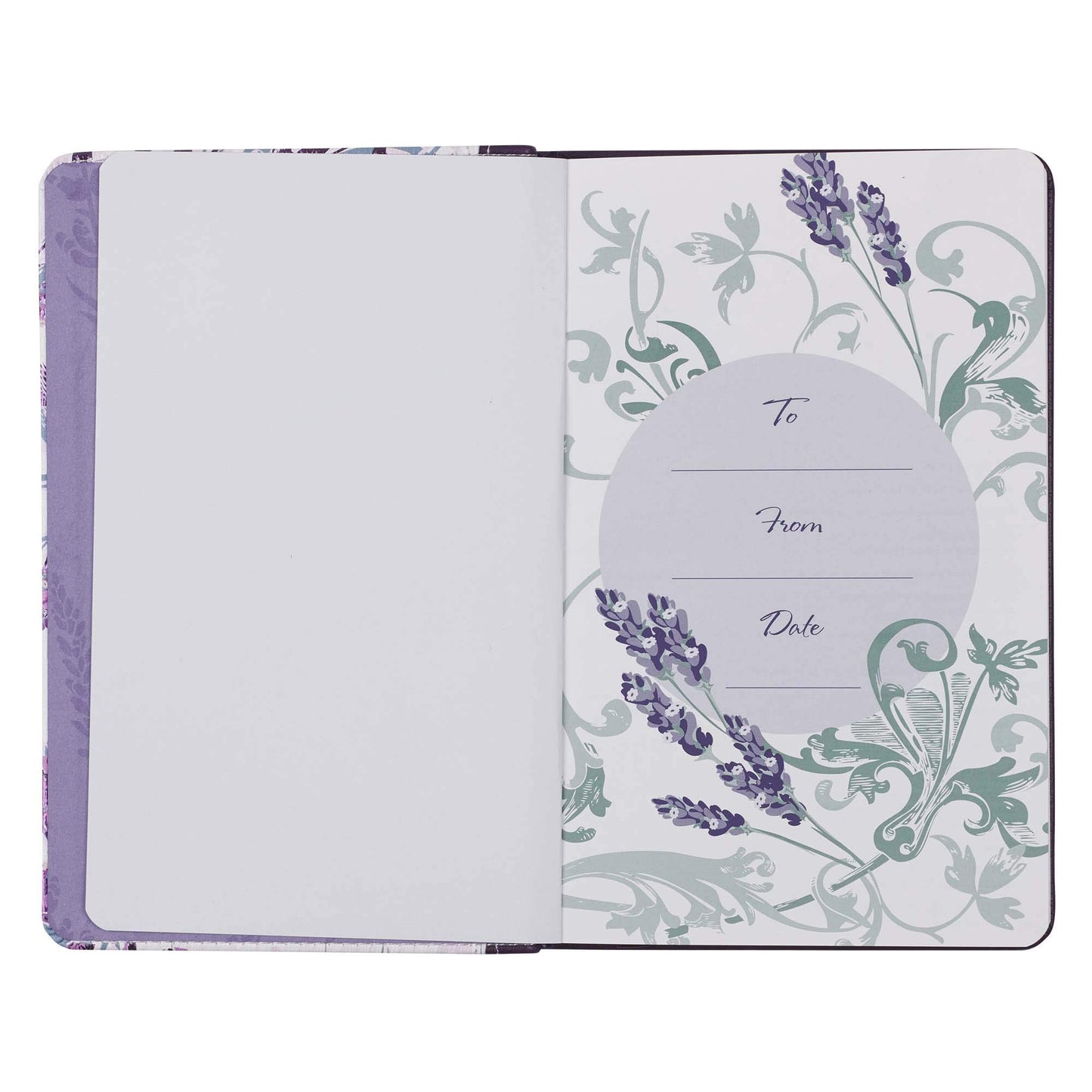 Wisdom From The Word For Women Devotional, Purple Vegan Leather