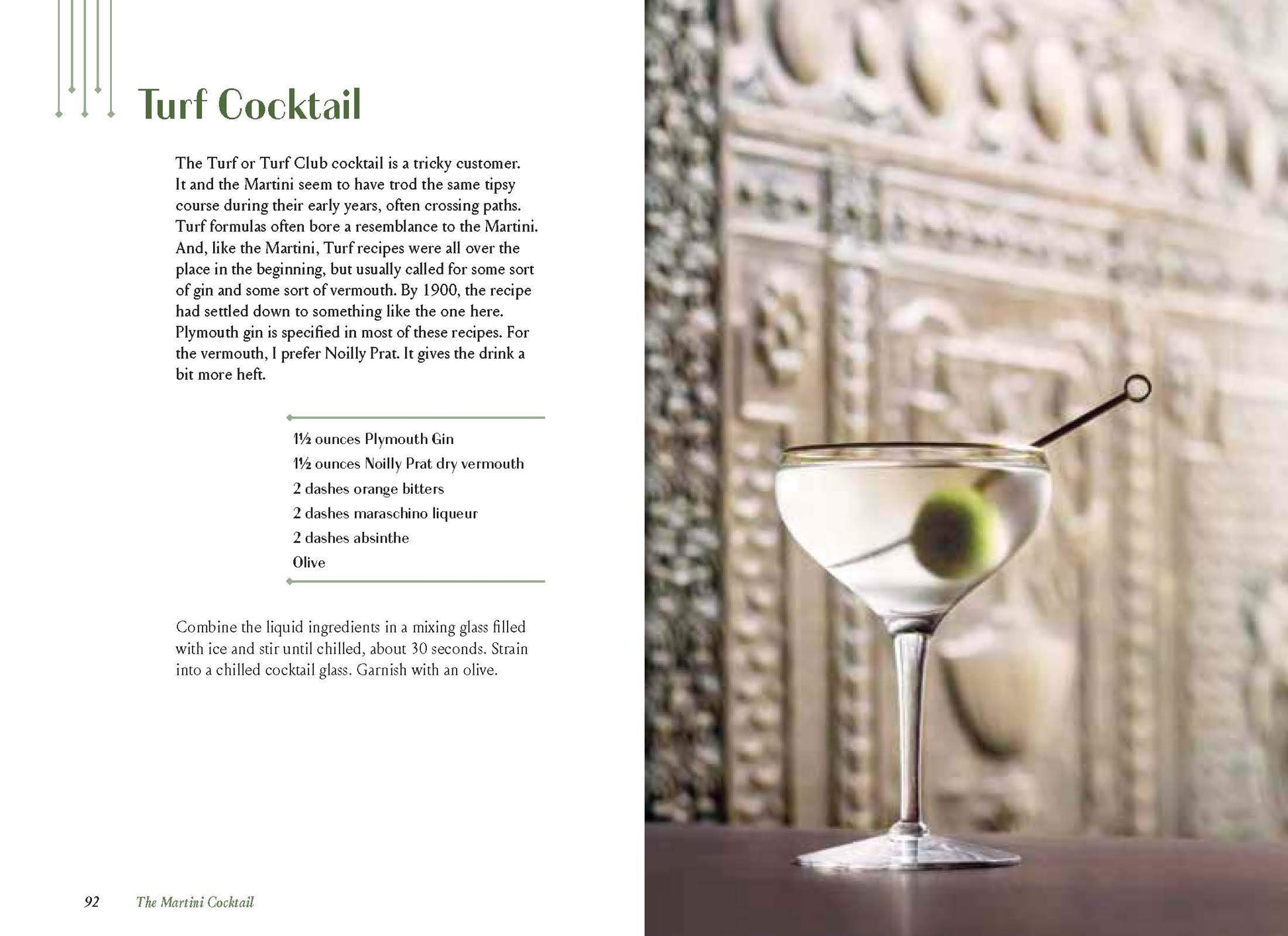 The Martini Cocktail: A Meditation on the World's Greatest Drink, with Recipes