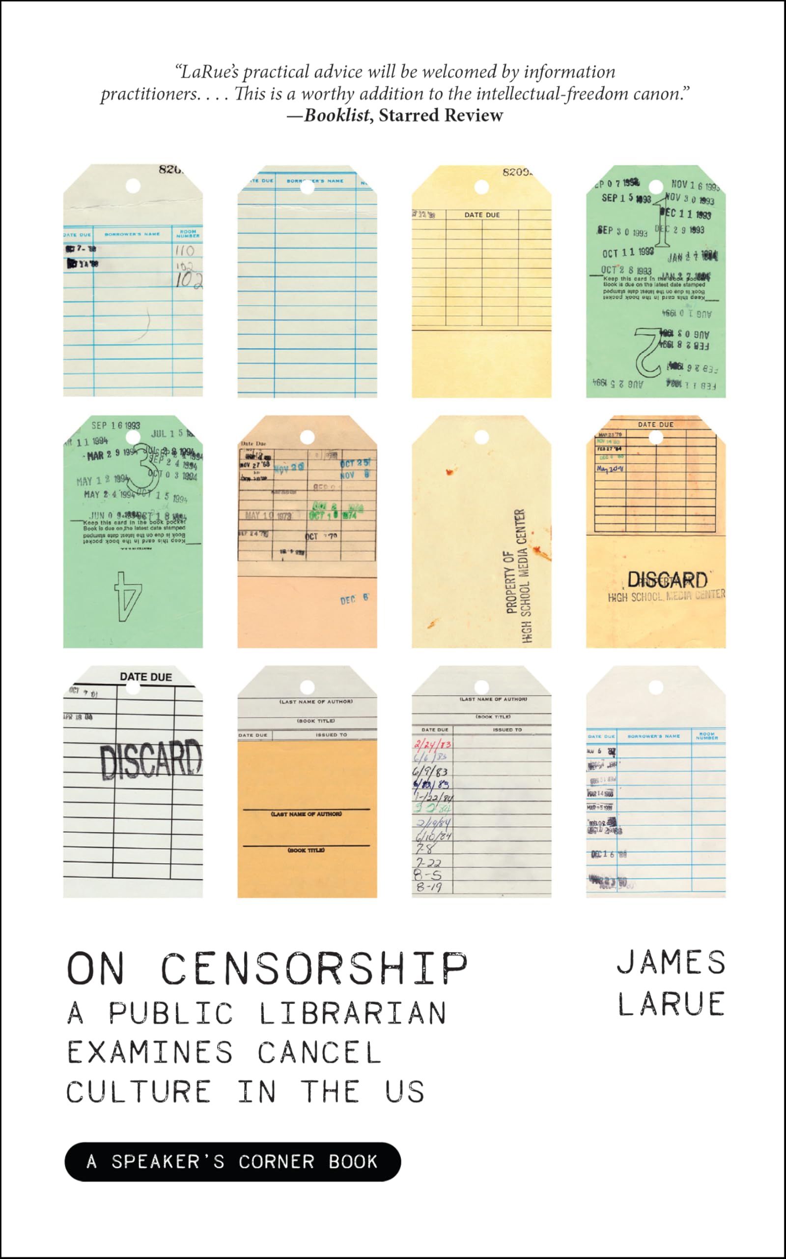 On Censorship: A Public Librarian Examines Cancel Culture in the US (Speaker's Corner)