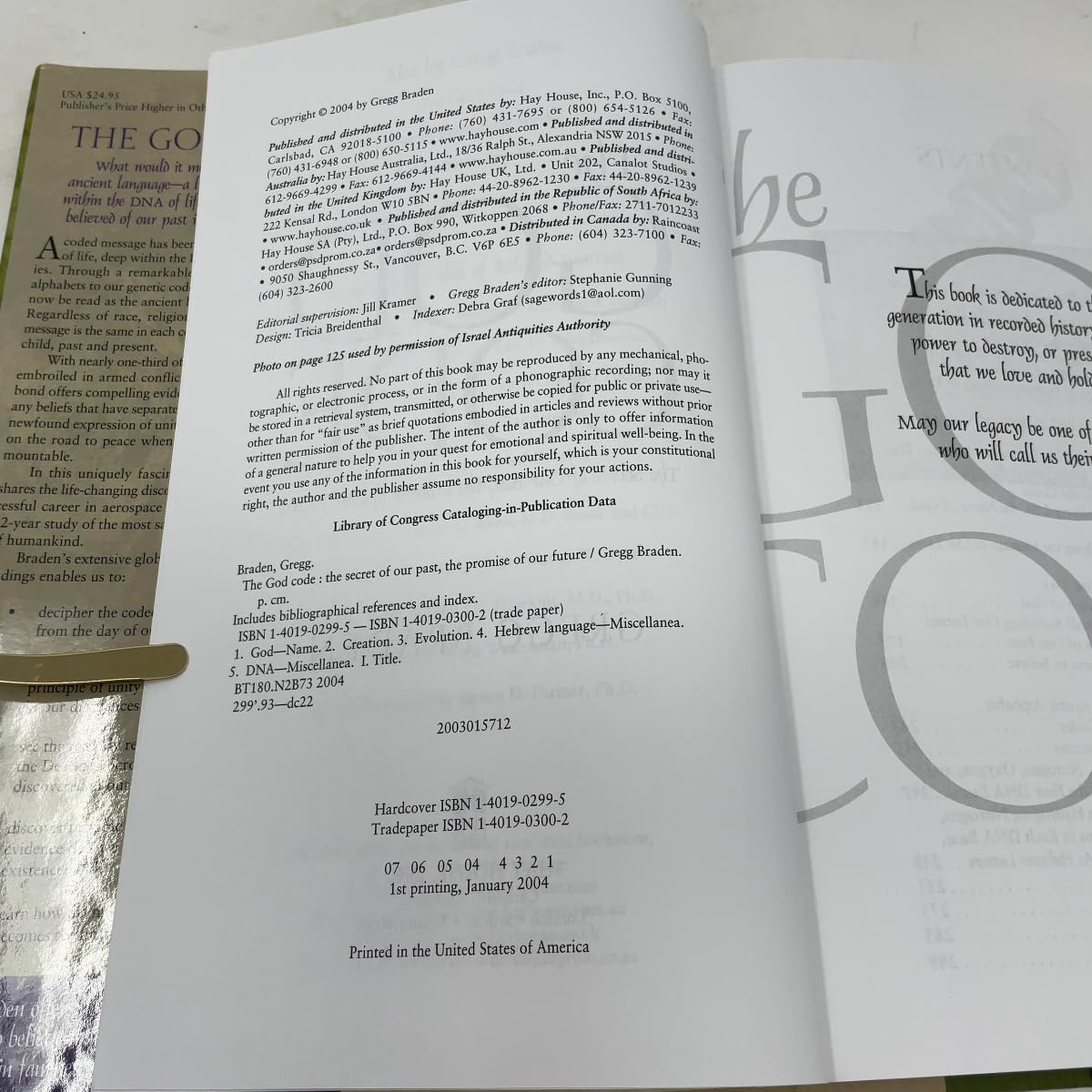 The God Code: The Secret of Our Past, the Promise of Our Future