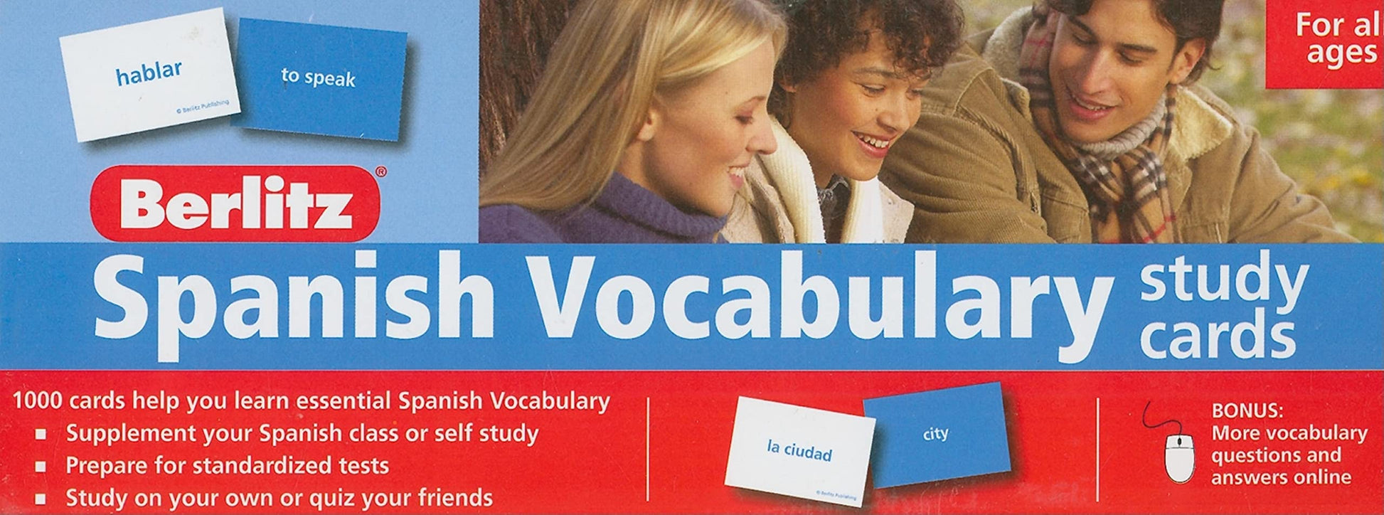 Berlitz Spanish Vocabulary Study Cards