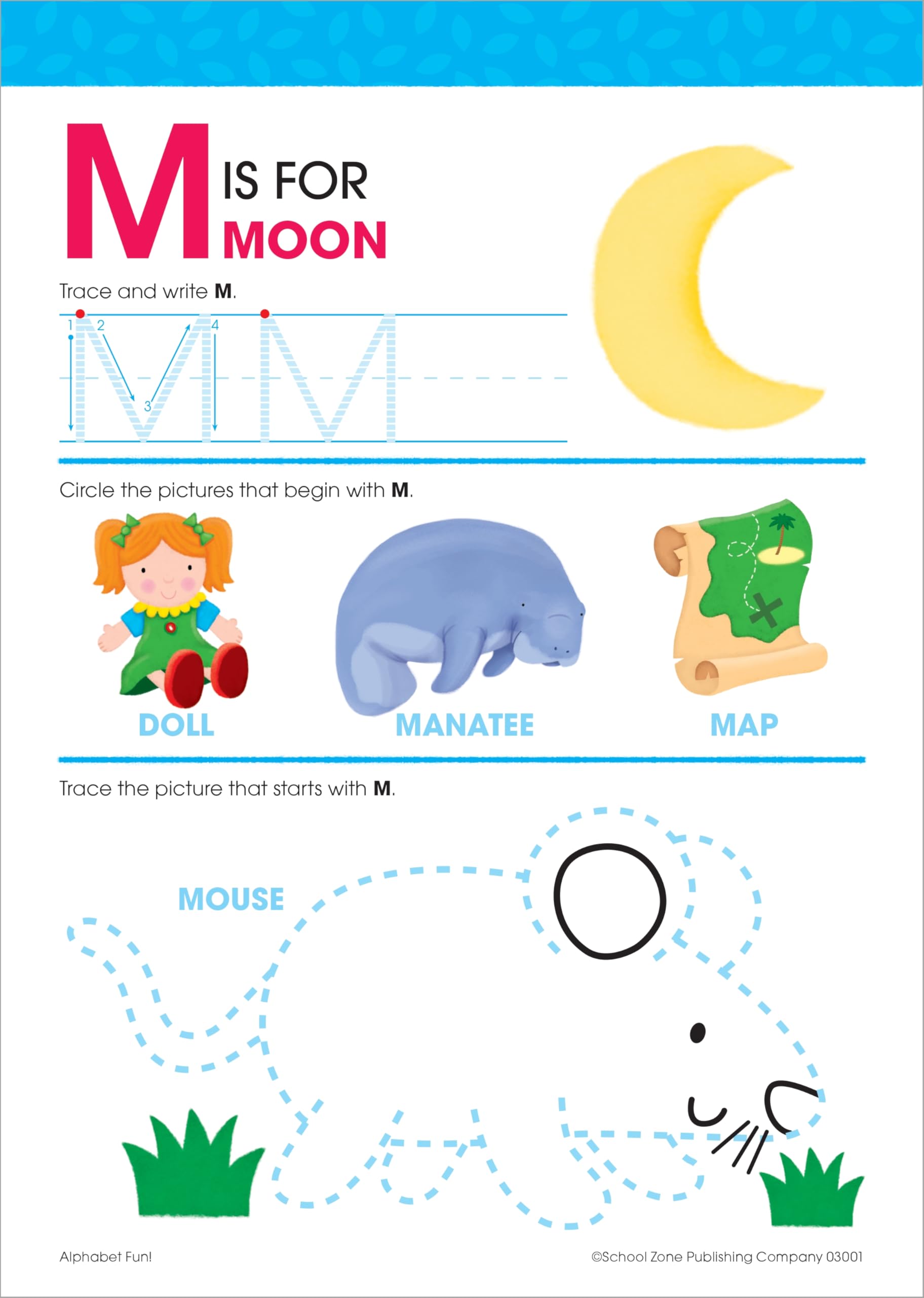 School Zone Alphabet Fun! Write & Reuse Workbook