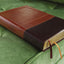 NIV, Reference Bible, Giant Print, Leathersoft, Brown, Red Letter, Comfort Print