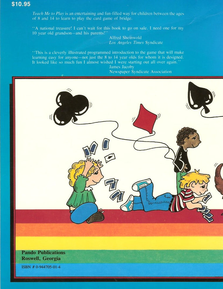 Teach Me to Play: A First Bridge Book — back cover