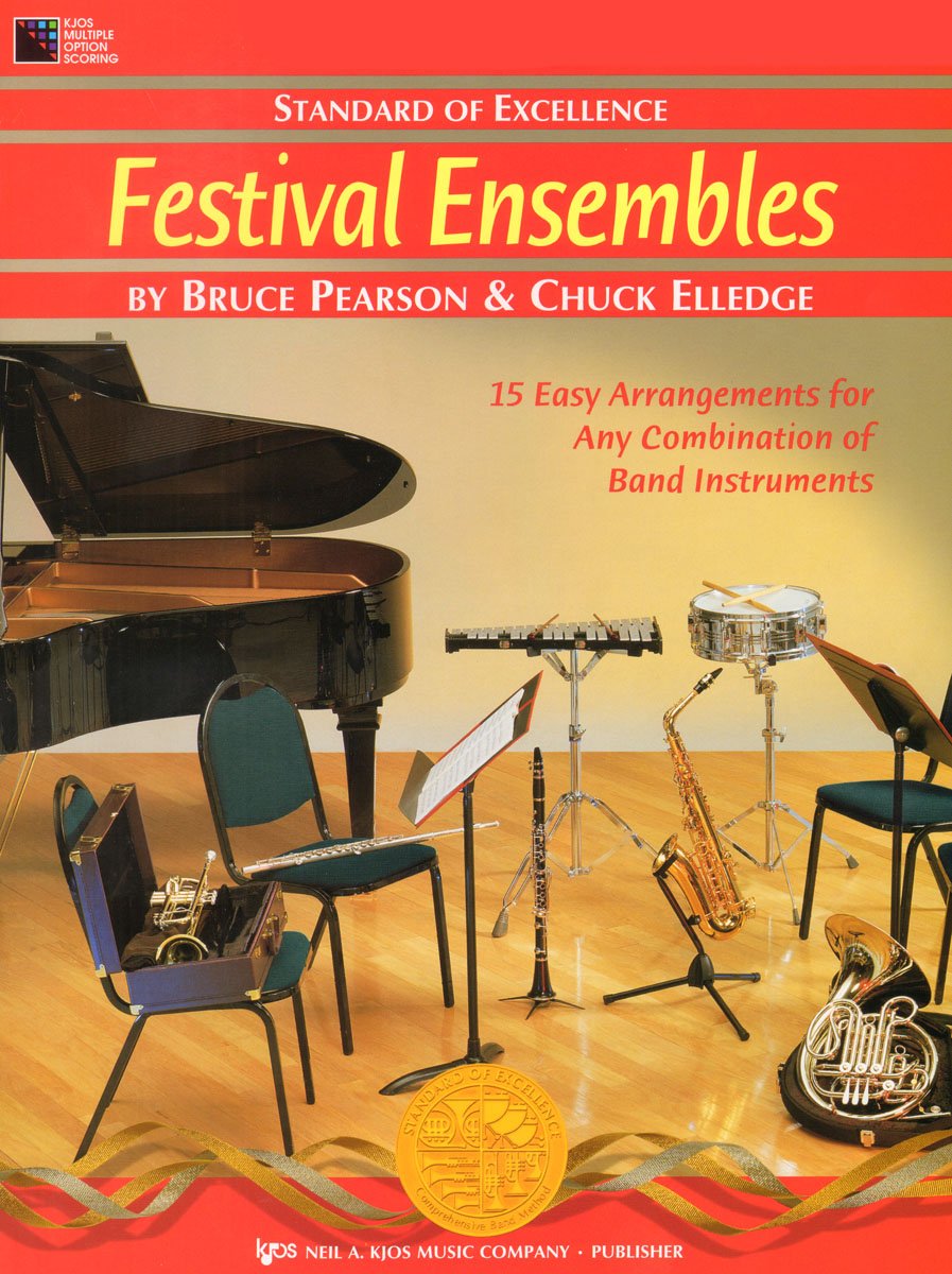 W27PR - Standard of Excellence - Festival Ensembles - Drums, Timpani & Auxiliary Percussion (15 Easy arrangements for any combination of band instruments.)
