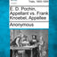 E. D. Pochin, Appellant vs. Frank Knoebel, Appellee