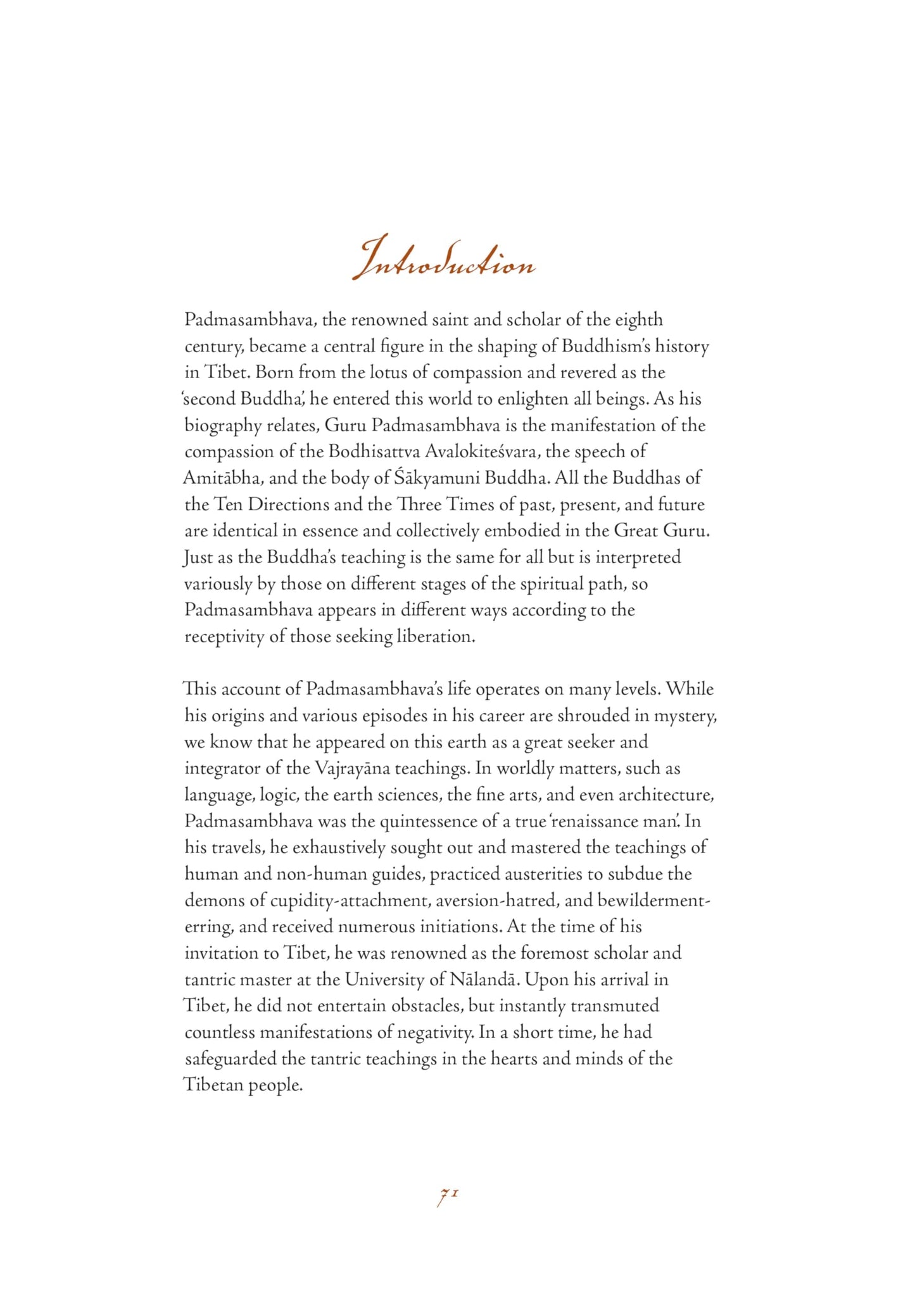 Padmasambhava Comes to Tibet: 25 Disciples Vajra Guru Mantr