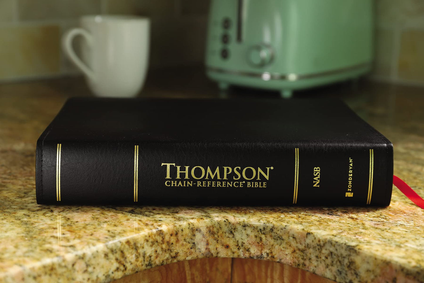 NASB, Thompson Chain-Reference Bible, Bonded Leather, Black,