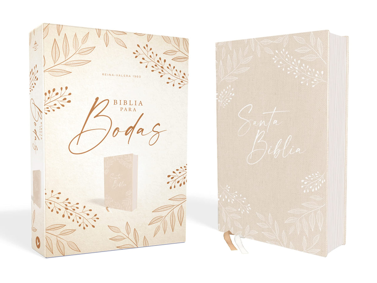RVR60, Santa Biblia para Bodas, Tapa dura/Tela, Caja de Regalo, Palabras de Jess en Rojo, Comfort Print (Spanish Edition)