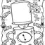 Funny Faces Coloring Sticker Book - Robots Includes 2 Pages with Over 50 Stickers 16 Pages