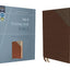NIV, Thinline Bible, Leathersoft, Brown, Red Letter, Thumb Indexed, Comfort Print