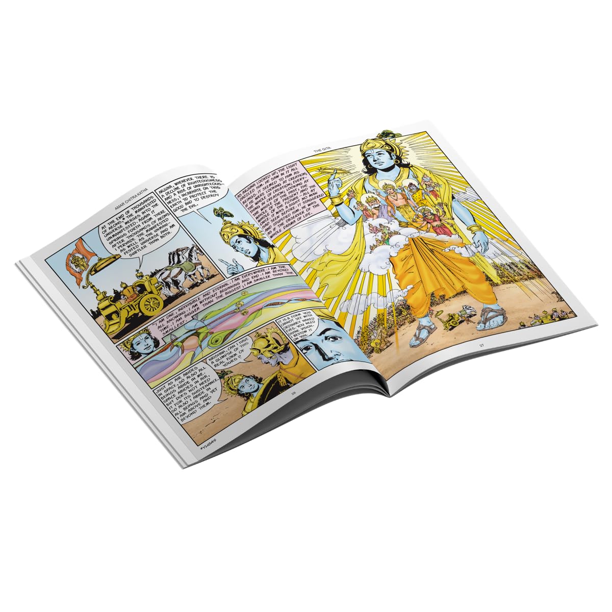 The Gita: Bhagavad Gita  Indian Mythology, History & Folktales  Cultural Stories for Kids & Adults  Illustrated Comic Books  Mahabharata  Amar Chitra Katha