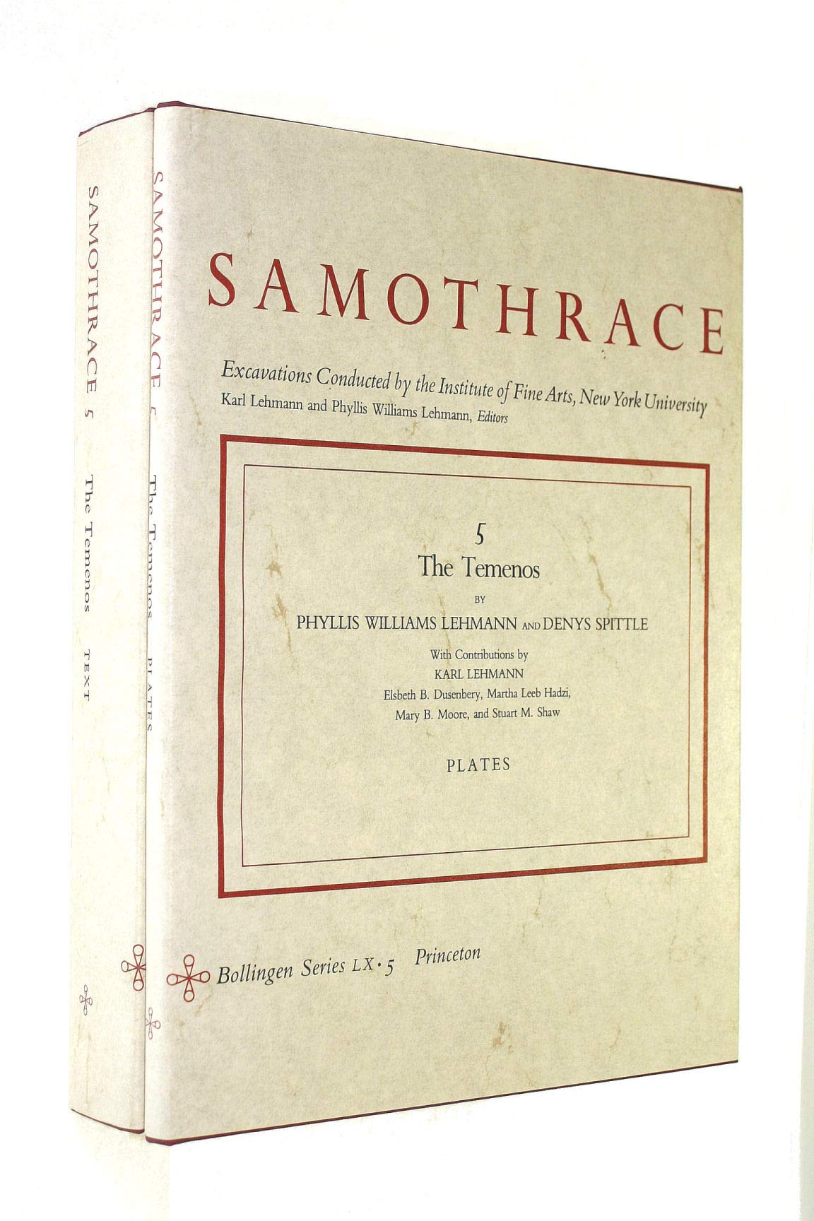 Samothrace, Vol. 5: The Temenos (2 Volume Set)