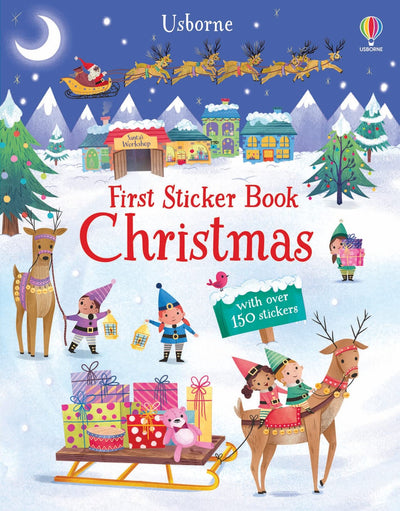 First Sticker Book Christmas: Enchanting Holiday Decorating Fun with over 150 Stickers, Perfect for Toddlers and Preschoolers