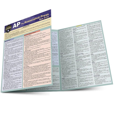 AP - Associated Press Style Guide: a QuickStudy Laminated Reference Guide (Quickstudy Reference Guide)