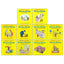 The Curious George Collection Series Books 1 - 10 Box Set by Margaret & H.A. Rey (Fire-fighters, Birthday Surprise, Dinosaur, Goes to the Zoo, Goes to a Chocolate Factory & MORE!)