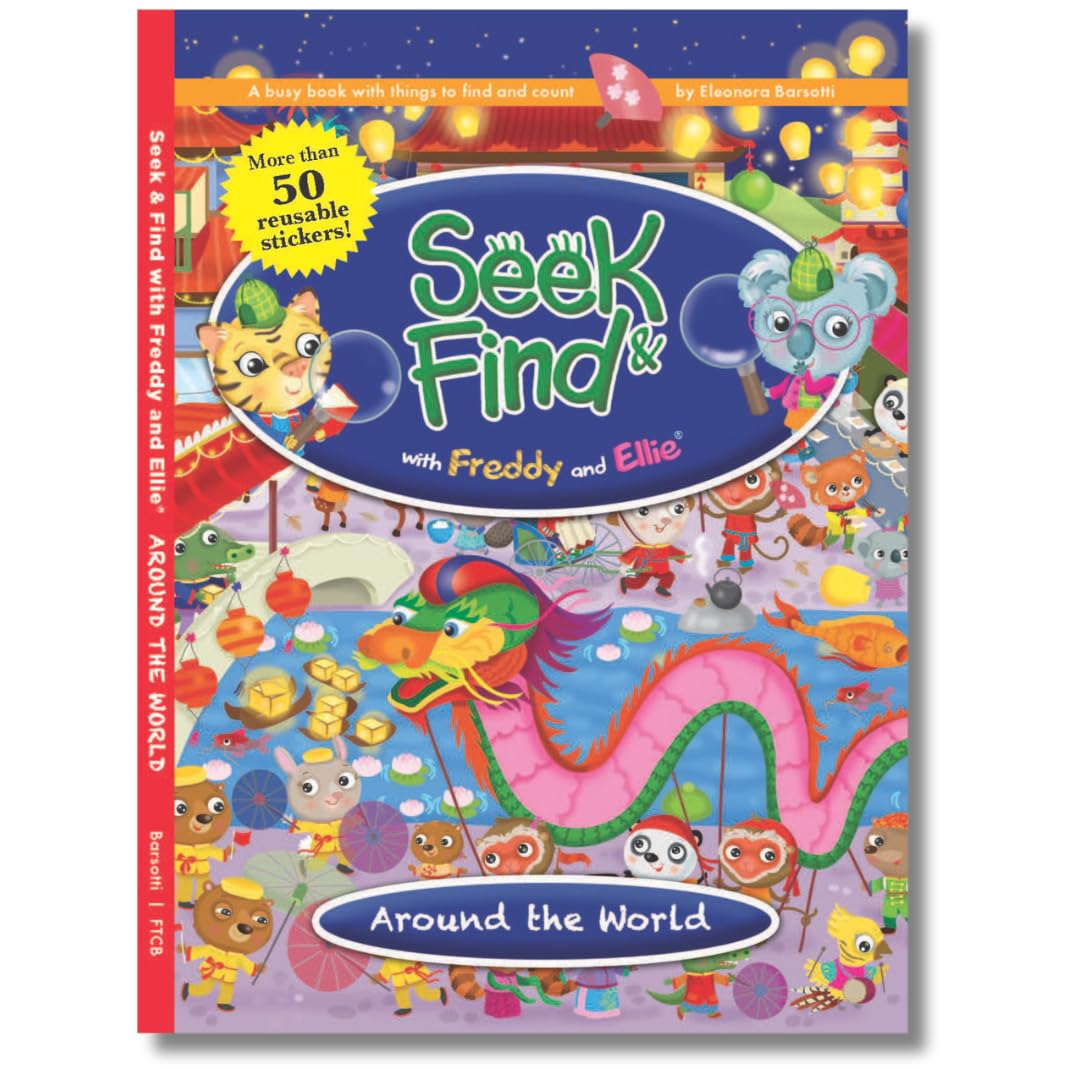 Seek & Find with Freddy and Ellie, Around the World