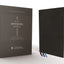 NIV, Reference Bible, Deluxe Single-Column, Premium Goatskin Leather, Black, Premier Collection, Black Letter, Art Gilded Edges, Comfort Print