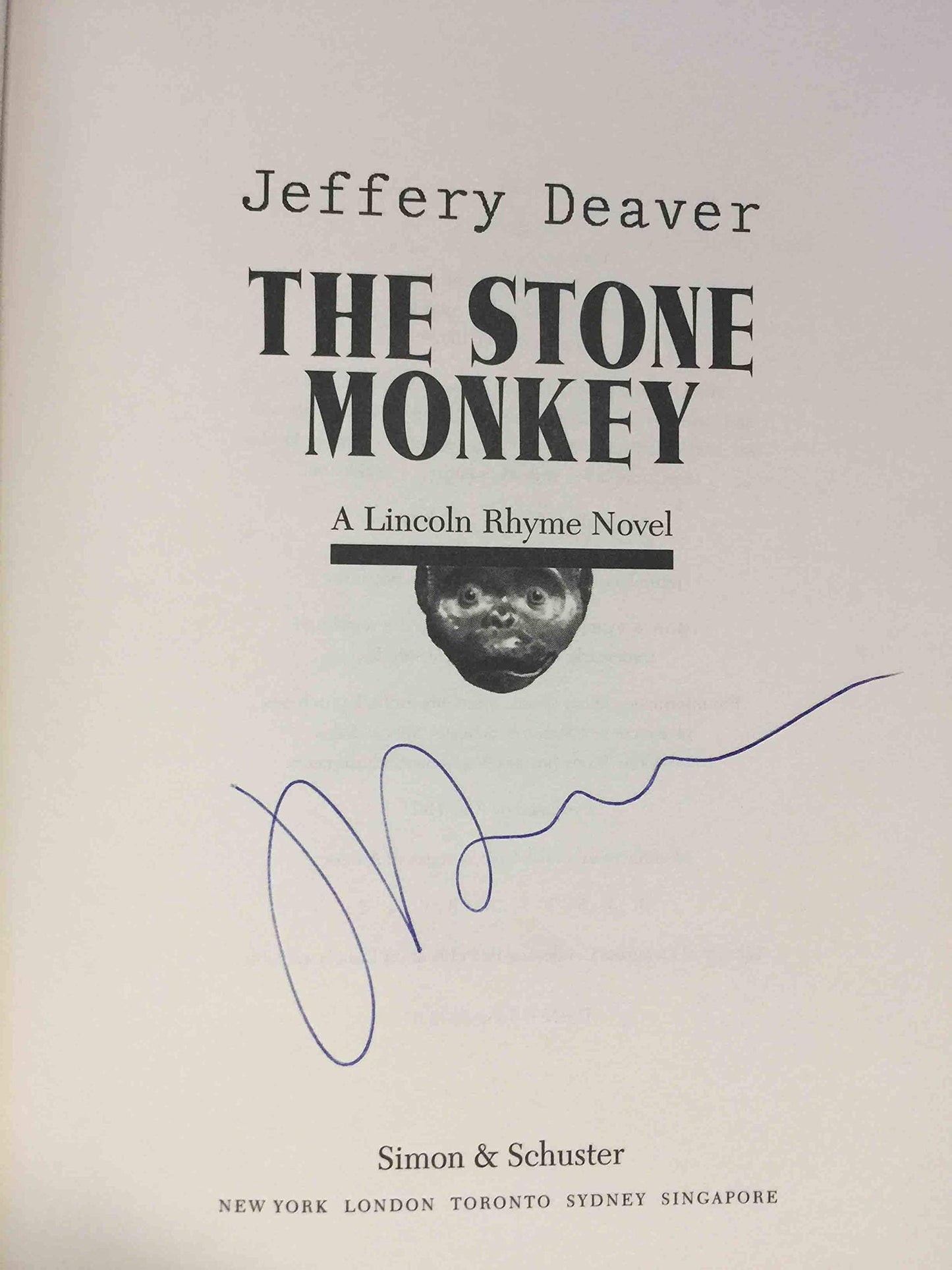 The Stone Monkey: A Lincoln Rhyme Novel (Lincoln Rhyme Novels)
