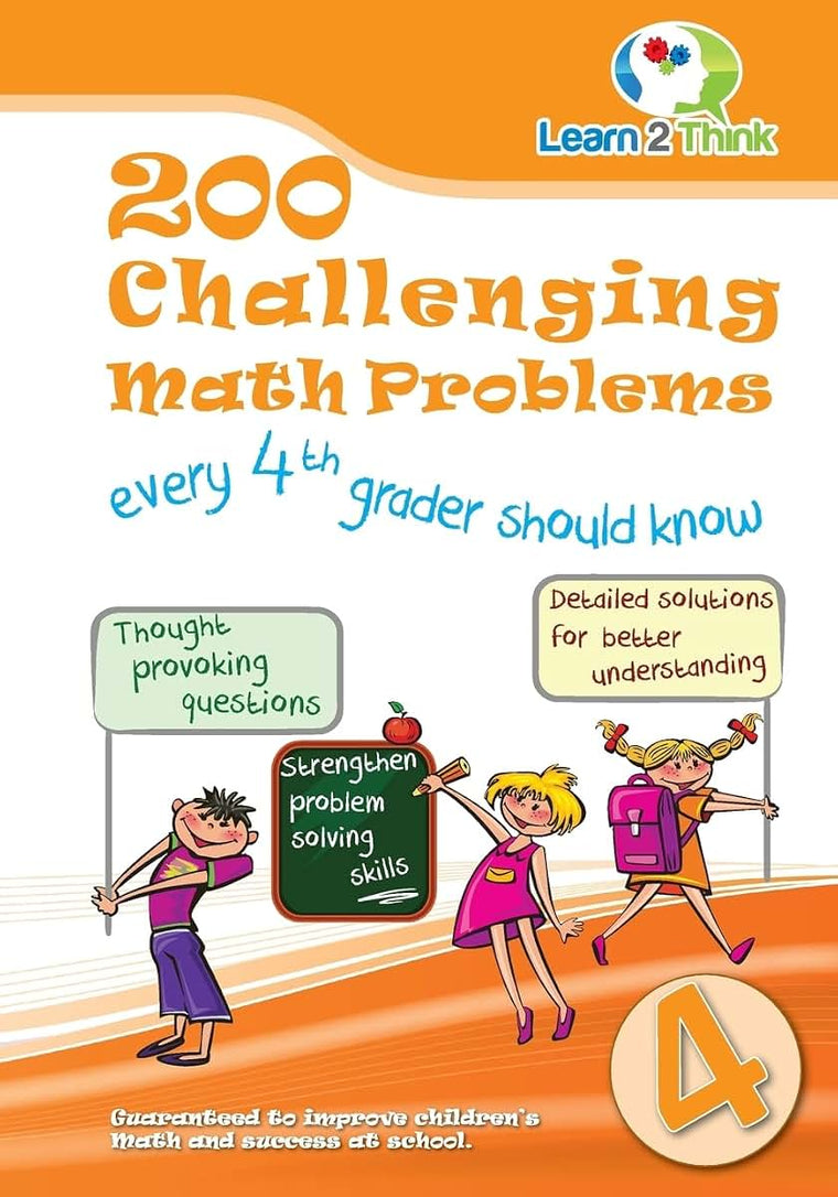 200 Challenging Math Problems every 4th Grader should know