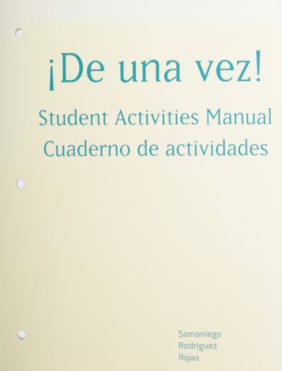 SAM for Samaniego/Rodriguez/Rojas' De una vez!: A College Course for Spanish Speakers