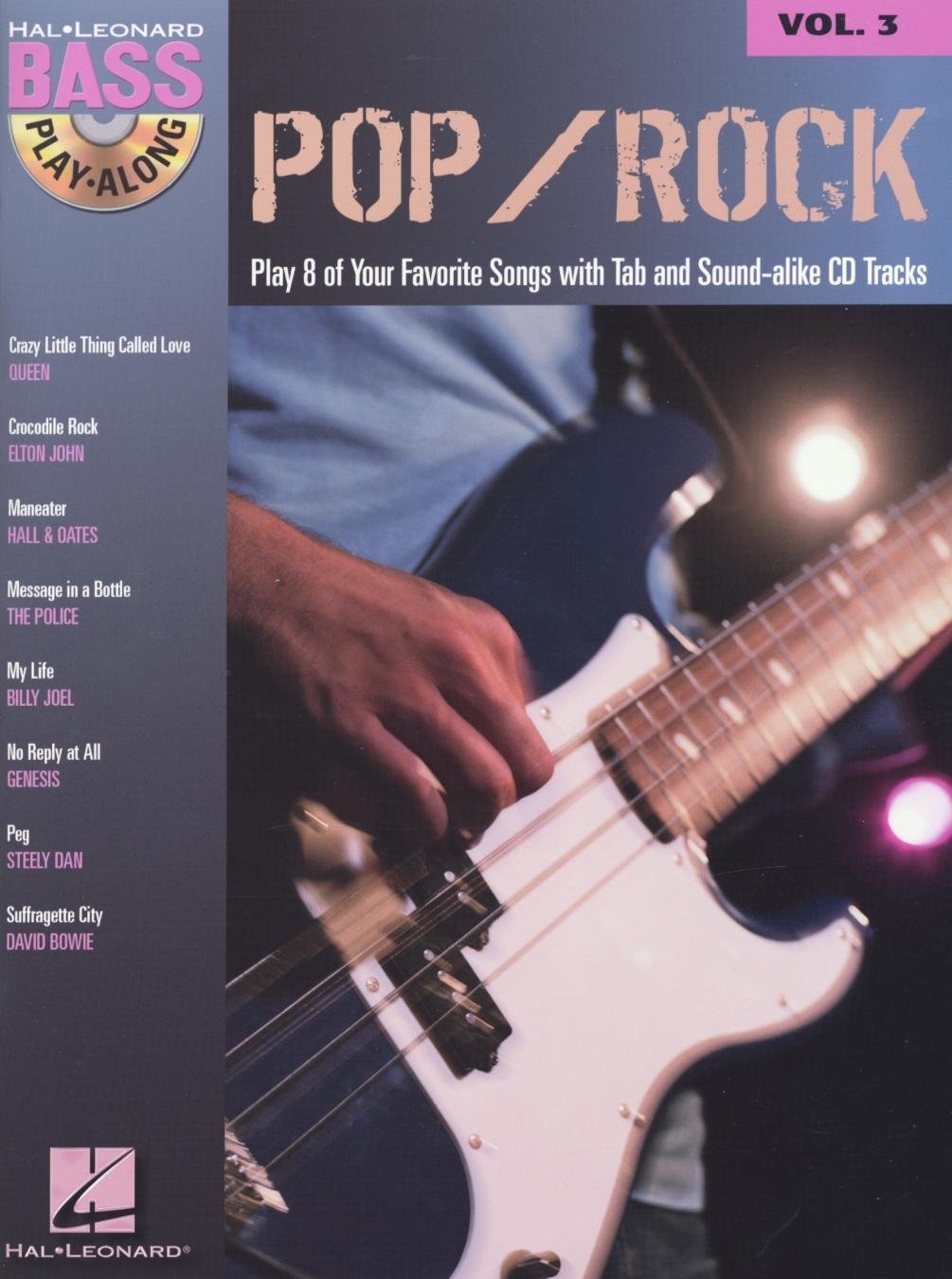 Pop/Rock: Bass Play-Along Volume 3 by Hal Leonard Corp.