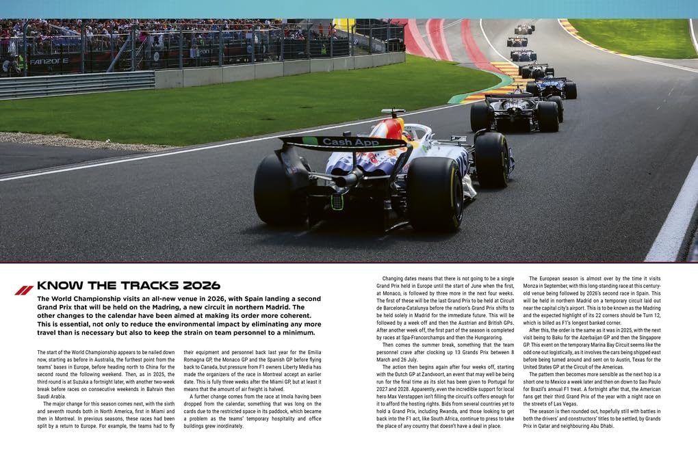 Formula One 2026: The Worlds Bestselling Grand Prix Guide (Formula One Grand Prix Guide)