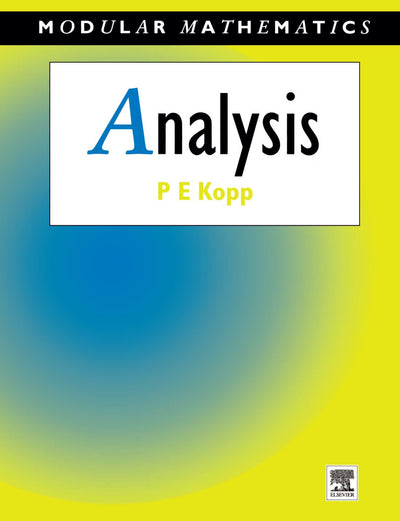 Analysis (Modular Mathematics Series)