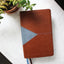 NIV Application Bible, Personal Size, Leathersoft, Brown/Blue, Red Letter, Comfort Print: Bringing the Ancient Message of the Bible into Your World (NIV Application Commentary Resources)