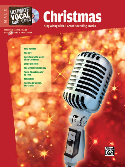 Ultimate Vocal Sing-Along Christmas: Male Voice, Book & Enhanced CD (Ultimate Play-Along)