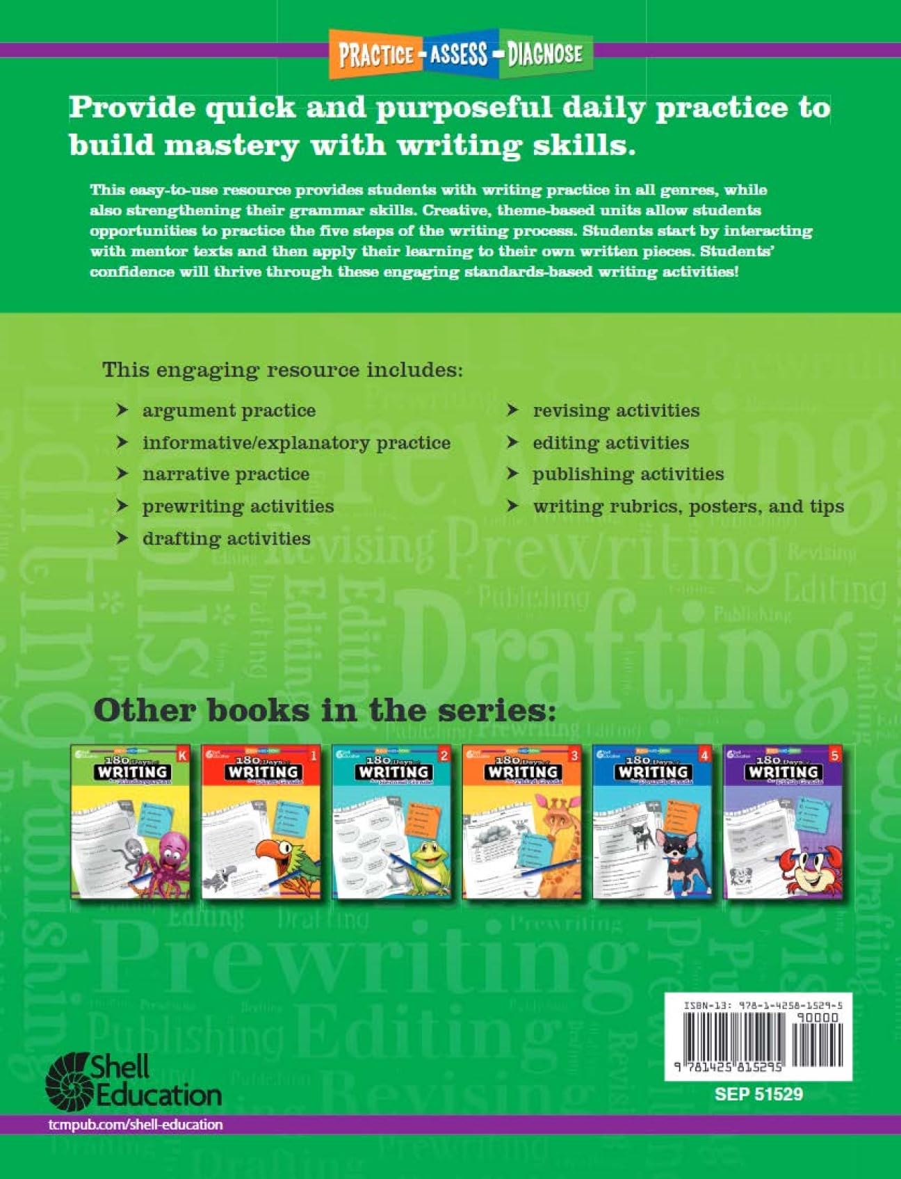 180 Days: Includes Reading 2nd Edition, Writing, and Math for 6th Grade Practice Workbook for Classroom and Home, Cool and Fun Practice Created by Teachers (180 Days of Practice)