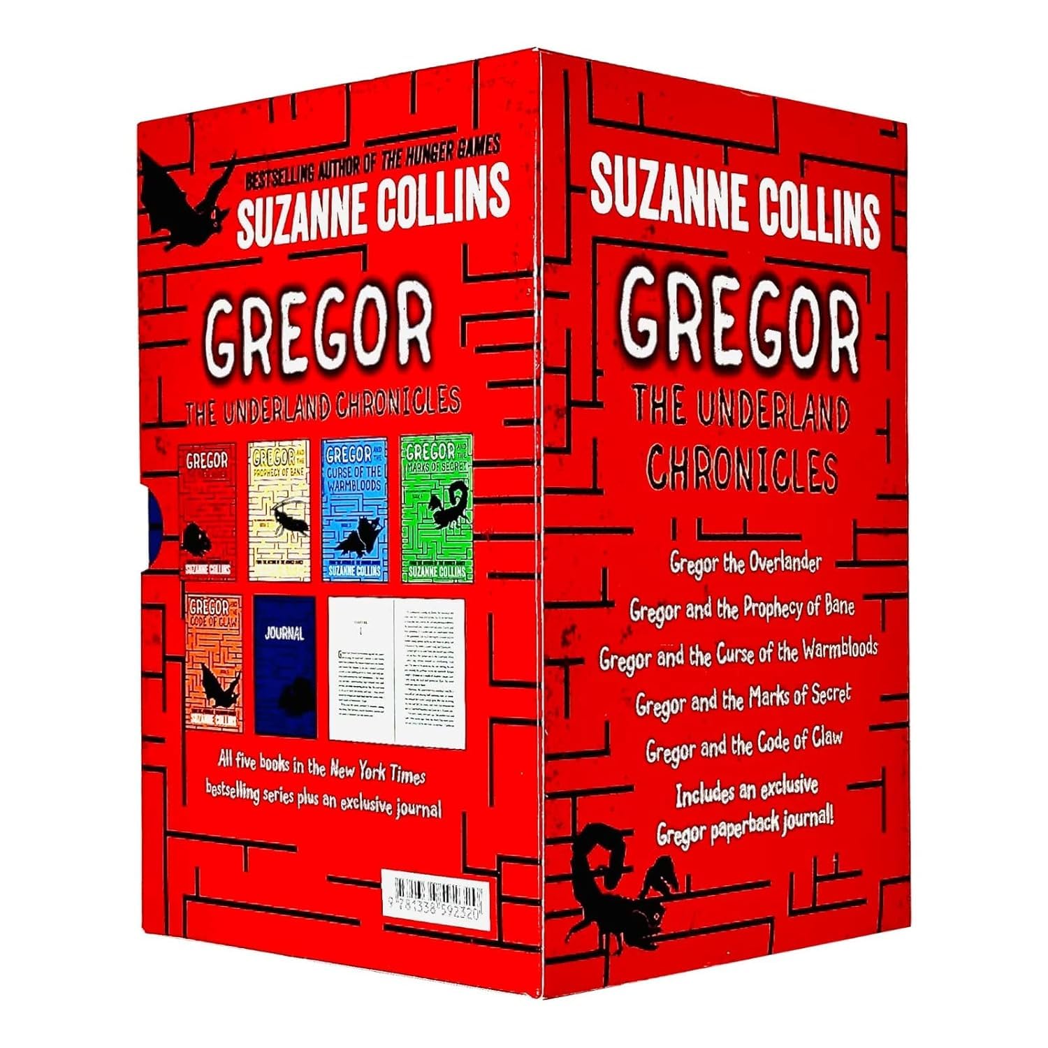 Gregor The Underground Chronicles 6-Pack Boxed Gift Set: Books #1-5 Plus an Exclusive Journal
