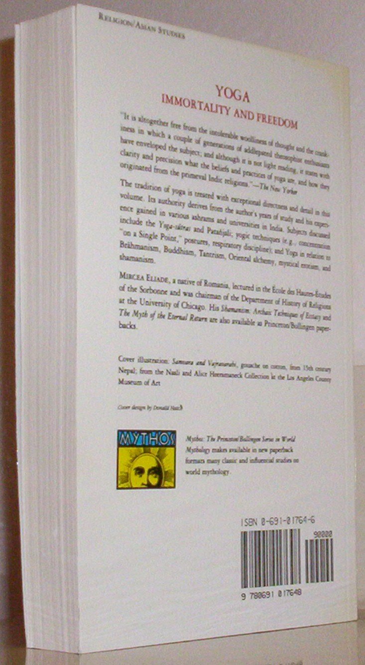 Yoga: Immortality and Freedom (Bollingen Series, Vol. LVI) — back cover