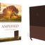 The Amplified Study Bible, Leathersoft, Brown [Large Print]