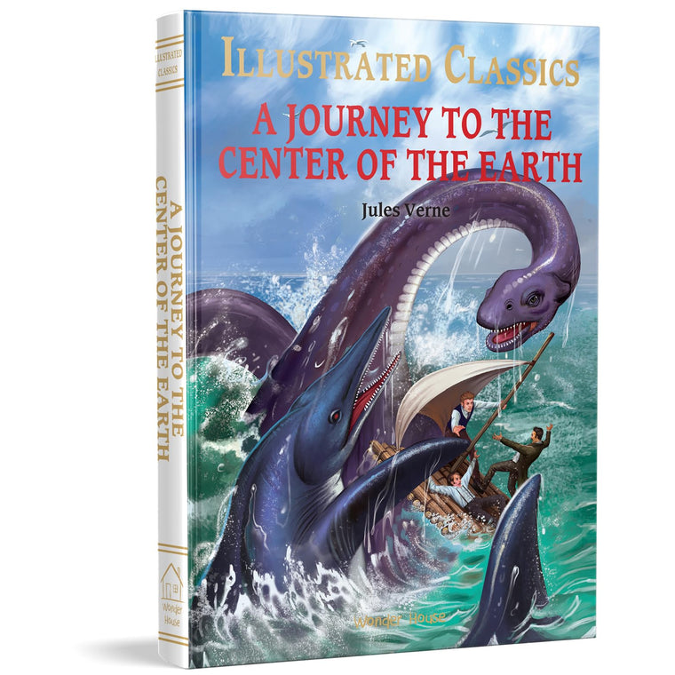Illustrated Classics - Journey To The Center of The Earth: Abridged Novels With Review Questions