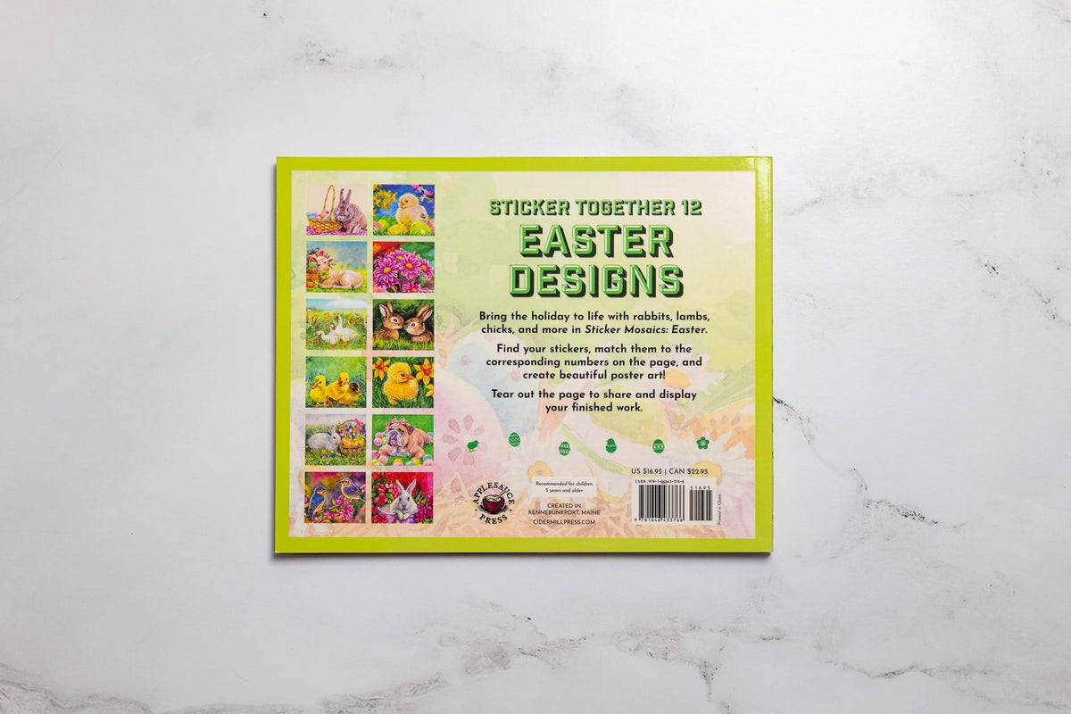 Sticker Mosaics: Easter: Sticker Together 12 Unique Easter Paintings