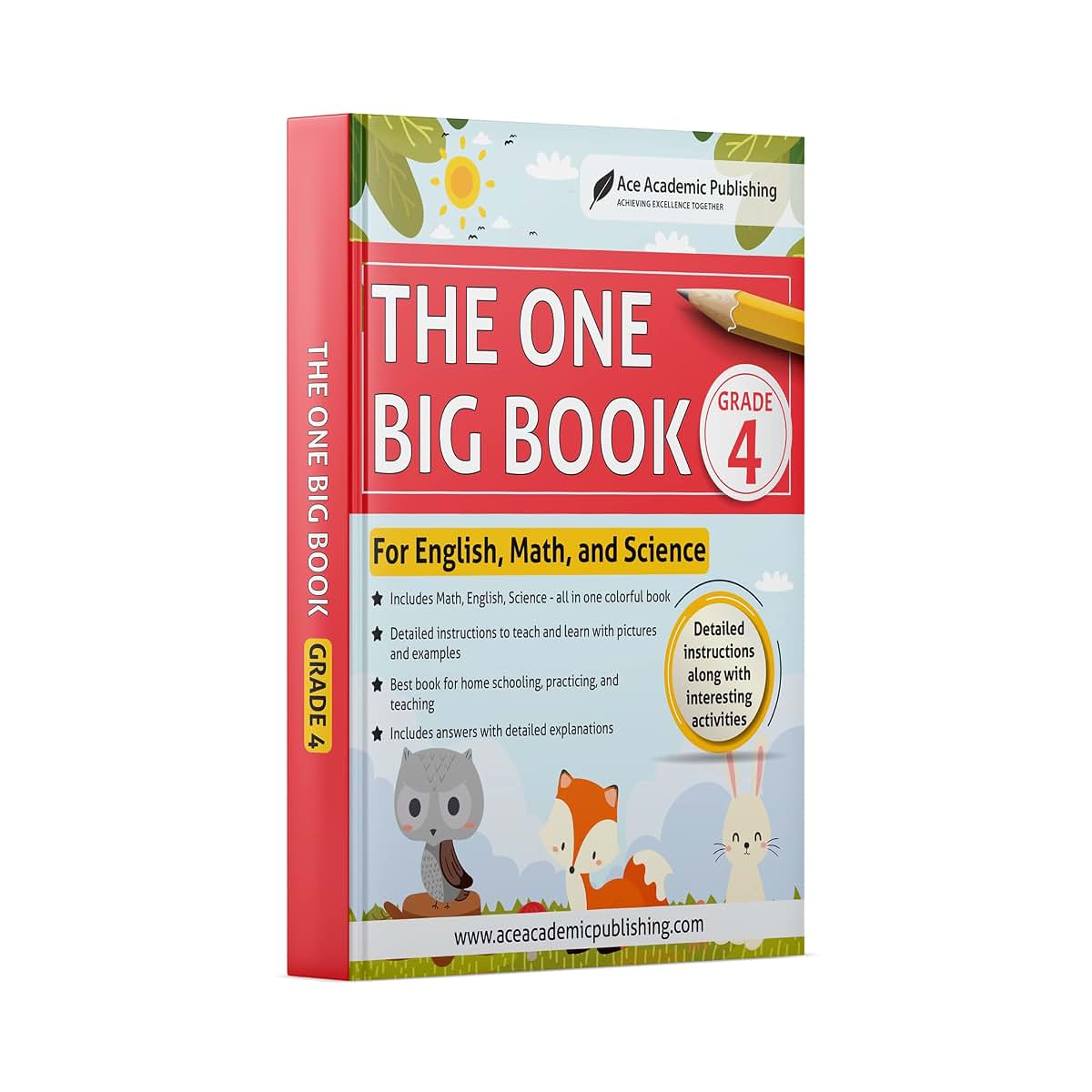 The One Big Book - Grade 4: For English, Math and Science
